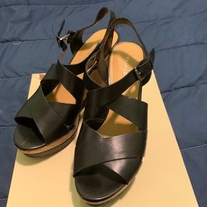 Very comfy Wedge by franco sarto,8.5M, L-Shiver, black le